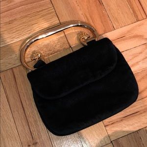 Black evening bag